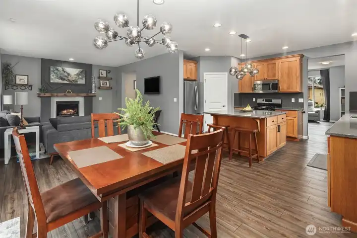 Kitchen and informal Dining Room. Kitchen and informal Dining Room.
