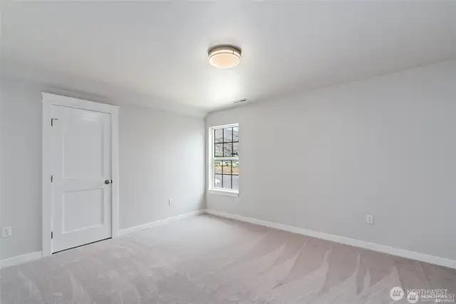 3rd bedroom with closet (upstairs).