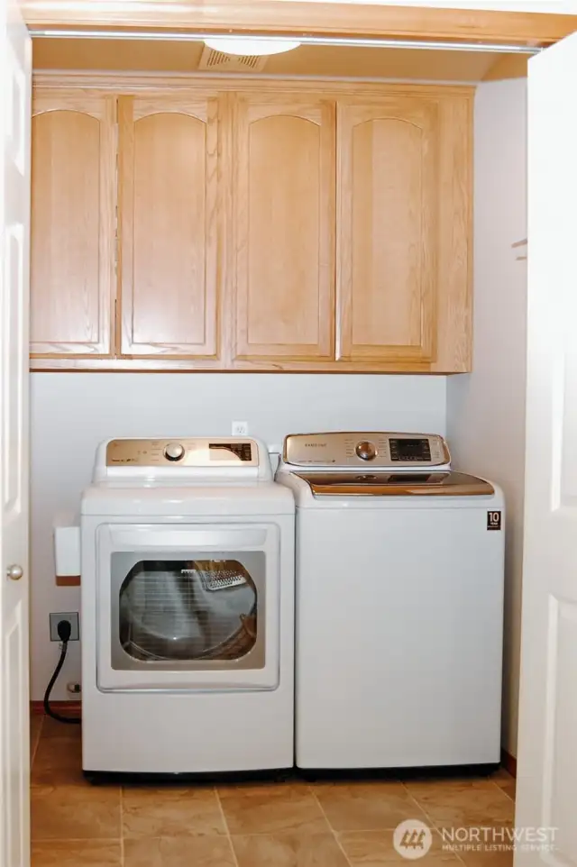 Laundry room is much more spacious than the photo shows. Come see for yourself.