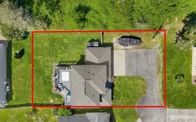 Approximate property lines.
