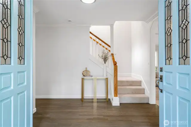 Spacious main entrance