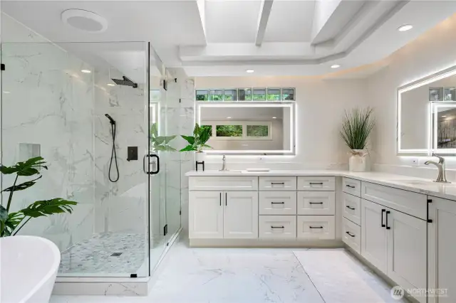 Brand new luxury master bath