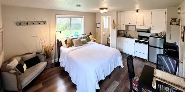 just enough space