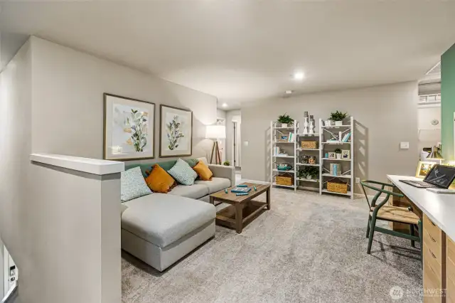 Bonus/Loft on 2nd floor at top of stairs-     Photos are from the Finley model home in prior community. Finishes, upgrades, and features will vary