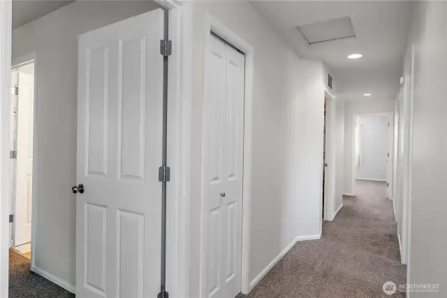 Upstairs hallway.