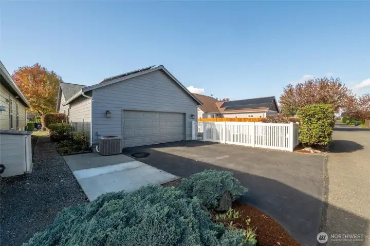 Plenty of off street parking and easy access to the garage.