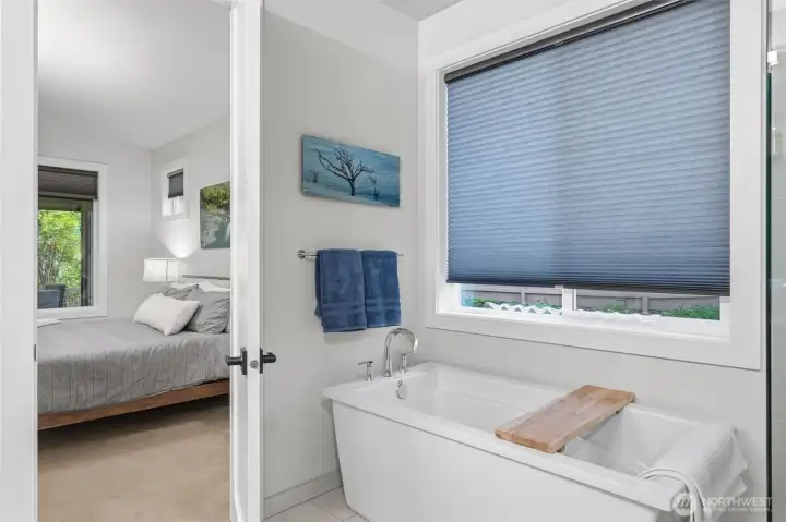 Anyone care to relax in this sumptuous soaking tub?