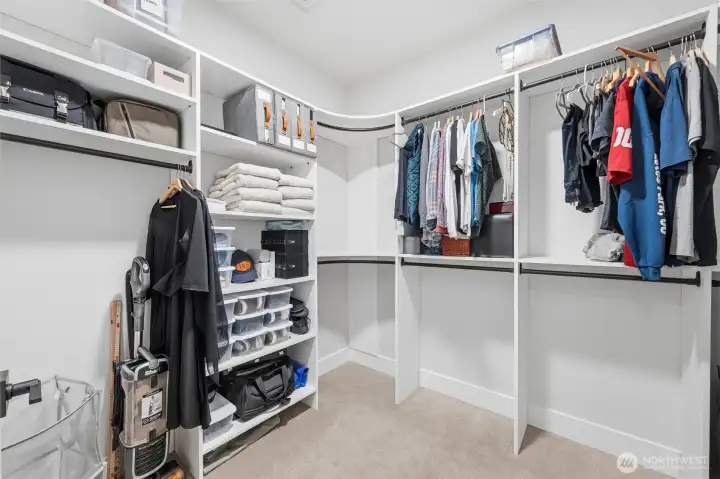 This is what a walk-in closet should be!