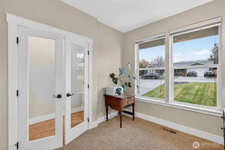 Office with plenty of natural light