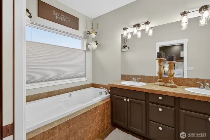 Primary Bathroom with soaking tub