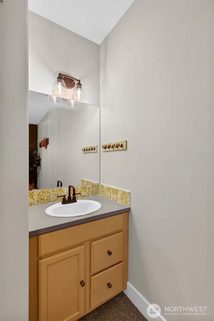 vanity in bedroom #1