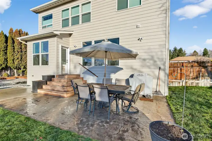 Patio with room for outdoor dining