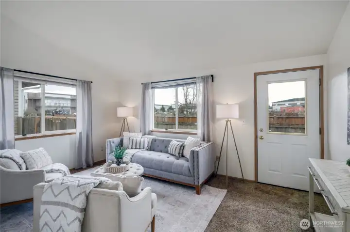 "Greatroom from Kitchen