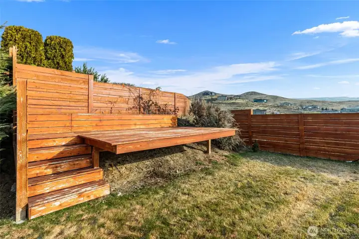 Another seating area to the east