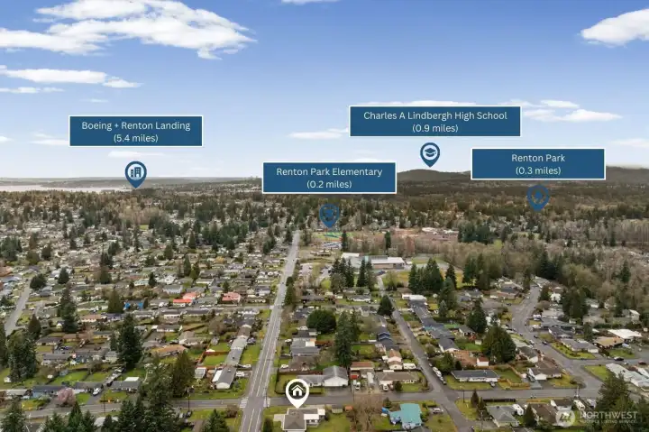 Located near Renton Park Elementary, Lindbergh High School, and Renton Park just down the street. The park offers community trails, a swimming pool, playgrounds, and soccer fields—providing great outdoor recreation close to home.