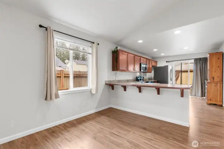 Kitchen with eating space