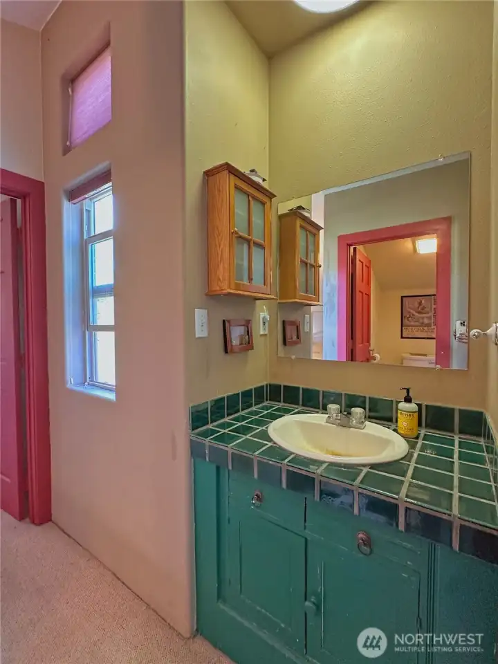 1/2 Bathroom on upper level