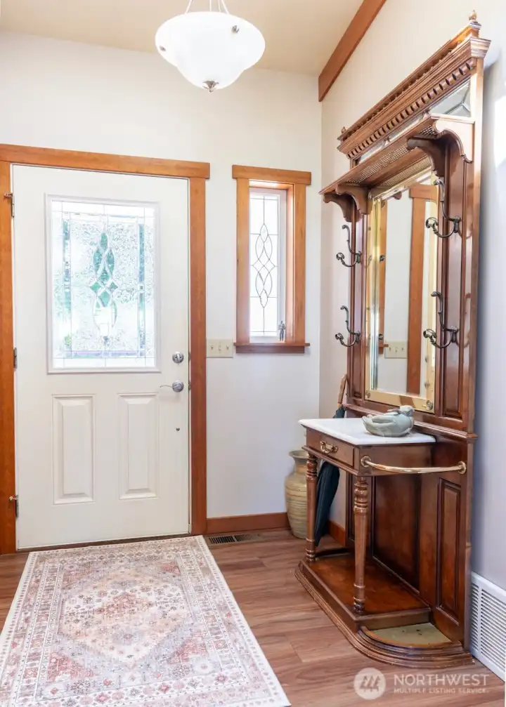 Front door interior.