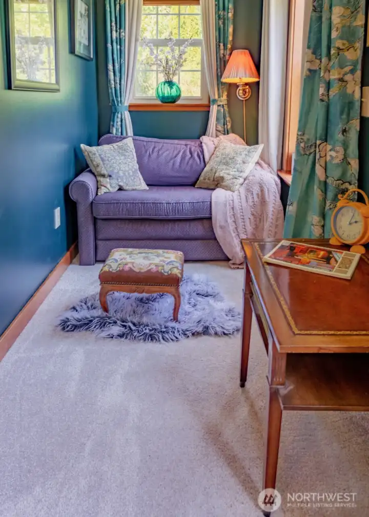 Hang out nook or work space in main floor bedroom