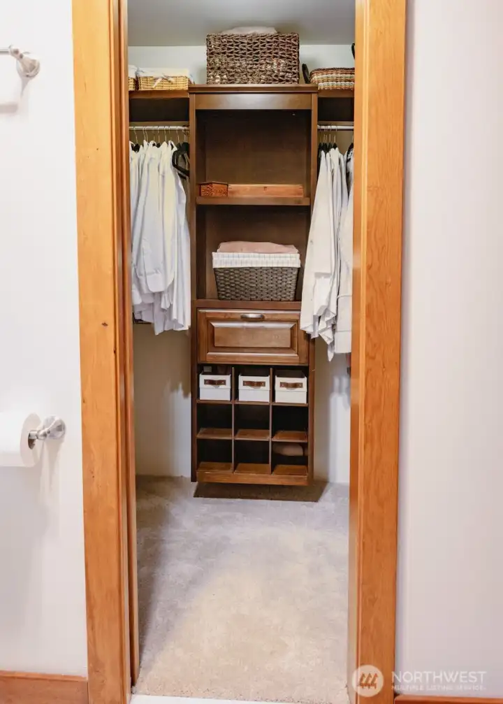 Main floor bedroom closet