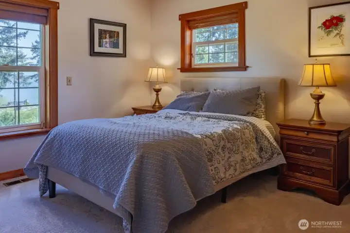 Second of three upstairs bedrooms