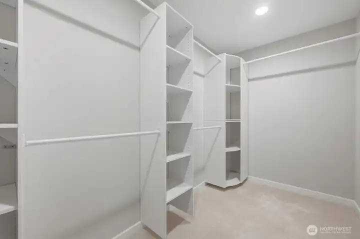 Primary Bedroom walk in closet Primary Bedroom walk in closet