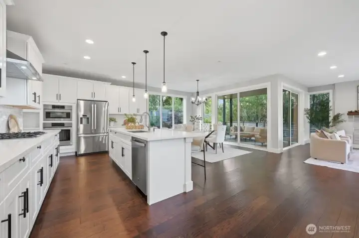 Kitchen and Dining view upon entry Kitchen and Dining view upon entry
