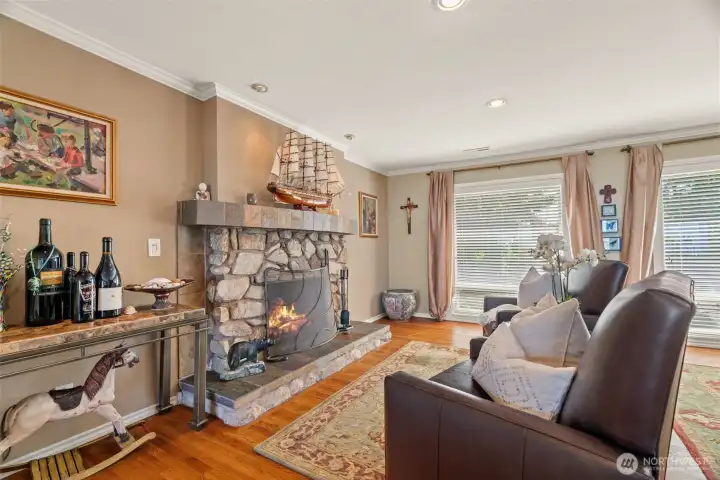 Family Room with Fireplace