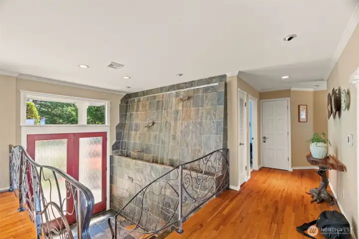 Entry Way with Water Wall