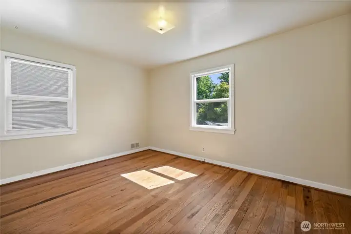 This is the first of the four main floor and upstairs bedrooms. This is the first of the four main floor and upstairs bedrooms.