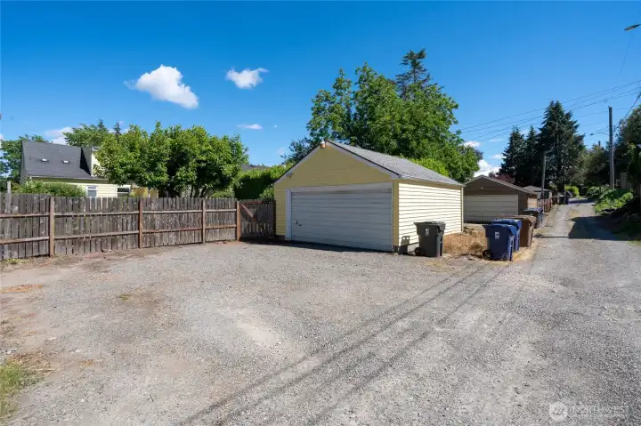 At the rear of the property, this detached two car garage offers storage and covered parking for two. Additional spaces are available next to the garage in the gravel space as well is along the street frontage. **compared to most competing listings, this garage alone makes this home a great value! At the rear of the property, this detached two car garage offers storage and covered parking for two. Additional spaces are available next to the garage in the gravel space as well is along the street frontage. **compared to most competing listings, this garage alone makes this home a great value!