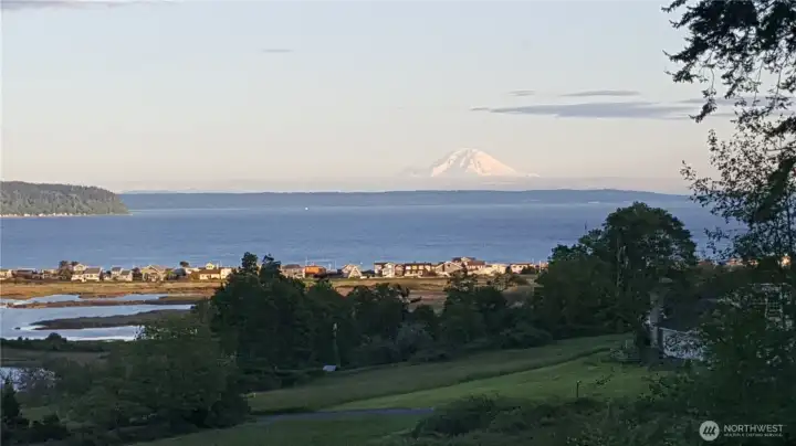 Mount Rainer in it's glory, picture taken Spring late afternoon off the lower deck. Mount Rainer in it's glory, picture taken Spring late afternoon off the lower deck.