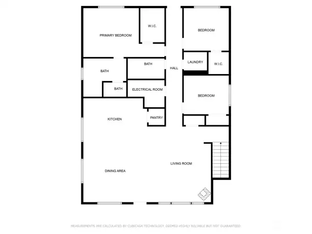 Second floor layout (Primary dwelling)
