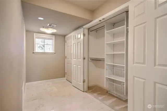 Closet Organizers throughout the condo