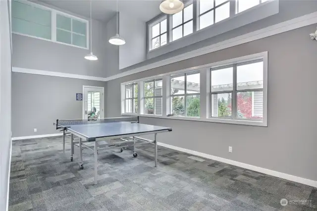 Clubhouse table tennis