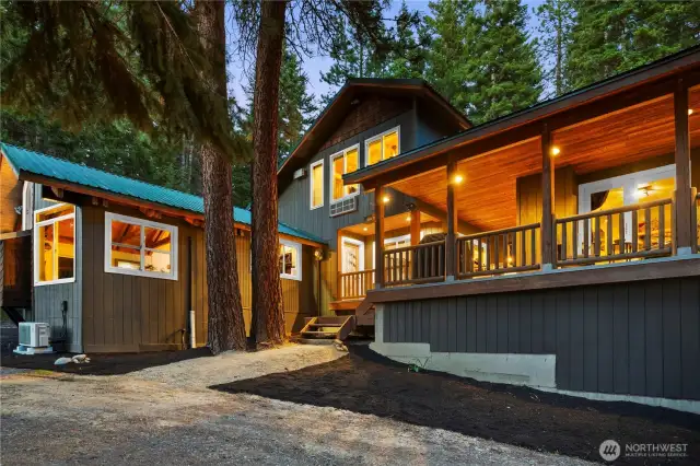 Side of home with access to home and ADU