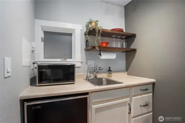 ADU kitchenette.