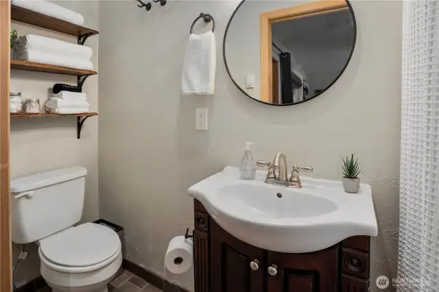 3/4 ensuite bath in ADU
