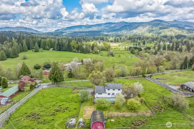 Home with acreage and gorgeous view