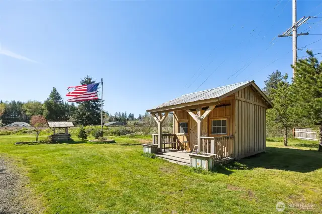 Would you used this cute little shed as a play shed or extra storage?