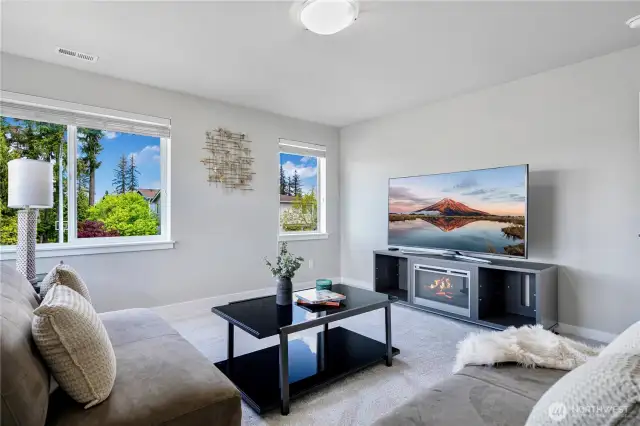 Upper level: Loft/ Media room