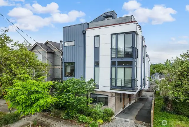 Modern townhome
