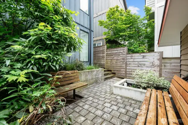Shared courtyard