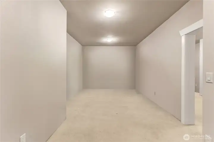 Spacious basement is already plumbed and ready to finish as an ADU.