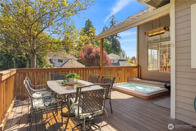Unwind in the hot tub!