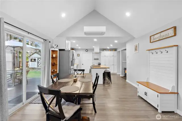 walk on out to your beautiful back deck.