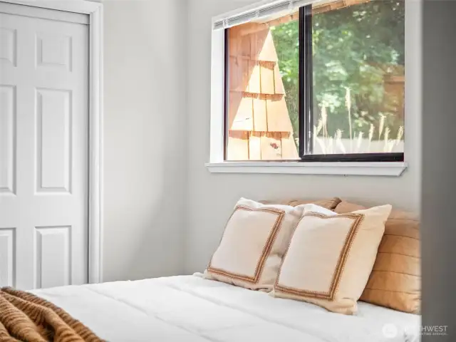 Everywhere you look. in this home you can see the thought put into the design. The. windows keep the light flowing.