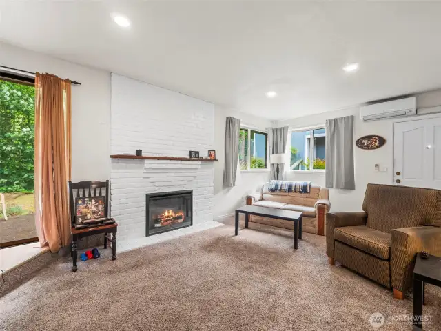 This unit is equal in size to the other unit and has a similar layout as well. The patio off this unit is oriented to be private and away from the other unit patio.