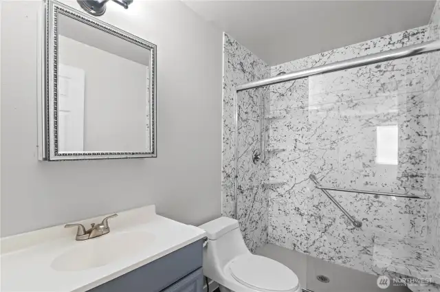 Primary bathroom/master bath.