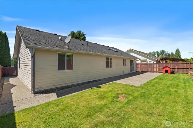 Back of house.